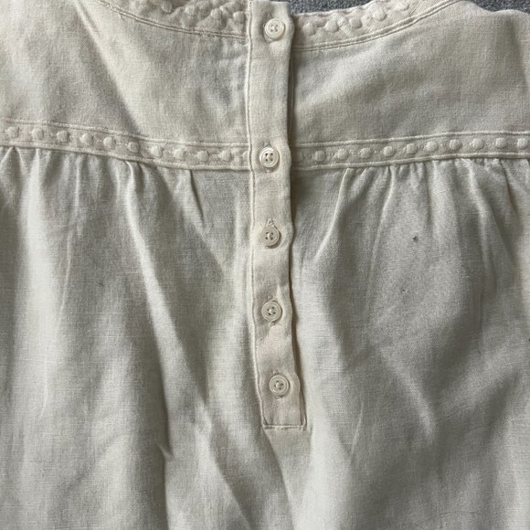 BA&SH White Embroidered Blouse - Picture 8 of 8